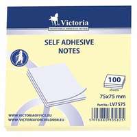 VICTORIA VICTORIA 75x75mm 100 kártya - sárga