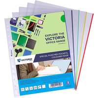 VICTORIA Victoria A4/50 mikron, fényes, színes szélű, 25 db