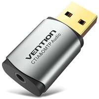 Vention Vention USB External Sound Card Gray Metal Type (OMTP-CTIA)