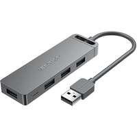 Vention Vention 4-Port USB 2.0 Hub With Power Supply, 0,5 m, szürke