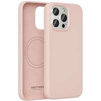 Vention Vention Liquid Silicone Case for iPhone 15 Plus with MagSafe Dusty Pink tok