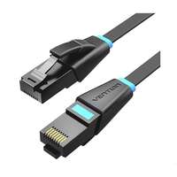 Vention Vention Flat Cat.6 UTP Patch Cable, 1m, fekete
