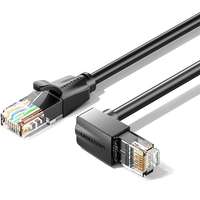 Vention Vention Cat.6 UTP Upward Right Angle Ethernet Patch Cable 1.5M Black