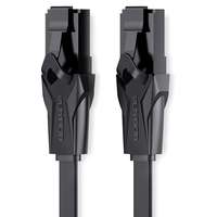 Vention Vention Flat CAT6 UTP Patch Cord Cable, 2m, fekete