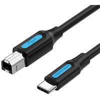 Vention Vention USB-C 2.0 to USB-B Printer 2A Cable 0.5m Black