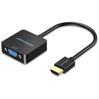 Vention Vention HDMI to VGA Converter with Female Micro USB and Audio Port 0.15m Black