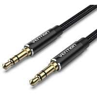 Vention Vention Cotton Braided 3,5 mm Male to Male Audio Cable 1 m Black Aluminum Alloy Type