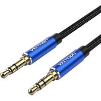 Vention Vention Cotton Braided 3,5 mm Male to Male Audio Cable 0,5 m Blue Aluminum Alloy Type