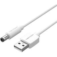 Vention Vention USB to DC 5.5mm Power Cord 0.5M White Tuning Fork Type