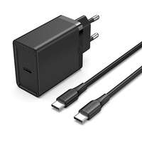 Vention Vention 1-port 25 W USB-C Wall Charger with USB-C Cable EU-Plug fekete