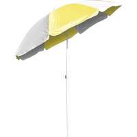 Happy Green HAPPY GREEN Csuklós strandnapernyő - 180 cm, sárga-fehér