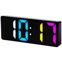 Verk VERK 27437 Multifunkciós ébresztőóra hőmérővel, fekete