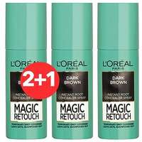 L'Oréal Paris ĽORÉAL PARIS Magic Retouch 2 Dark Brown 3 × 75 ml
