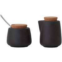 VIVA SCANDINAVIA VIVA SCANDINAVIA NICOLA Cukortartó és tejeskanna készlet, 2 darab, fekete