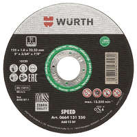 Würth WÜRTH Řezný kotouč Speed Plus 115 × 22,2 × 0,8mm