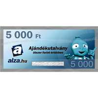 ALZA Elektronikus Alza.hu ajándékutalvány termék vásárlására 5000 Ft értékben