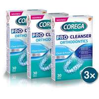 Corega COREGA Pro Cleanser Orthodontics, 3×30 db