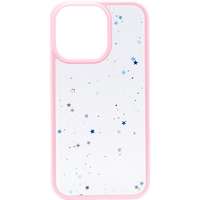iWill iWill Clear Glitter Star Phone Case az iPhone 13 Pro készülékhez Pink