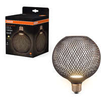 OSRAM OSRAM LED izzó, 3,5 W, E27, GLOBE BLACK, meleg fehér