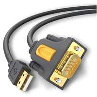 Ugreen Ugreen USB 2.0 to RS-232 COM Port DB9 (M) Adapter Cable Black 1m