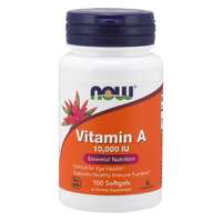 NOW® Foods NOW A-vitamin, 10000 NE, 100 lágygél kapszula