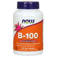 NOW® Foods NOW Vitamin B-100 Complex, 100 növényi kapszulában