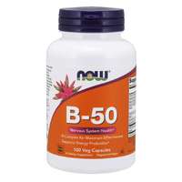 NOW® Foods NOW B-50 vitamin komplex, 100 növényi kapszula