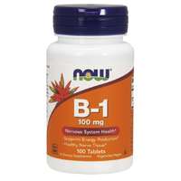 NOW® Foods NOW B1-vitamin tiamin, 100mg, 100 tabletta