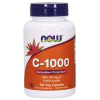 NOW® Foods NOW C-1000-vitamin bioflavonoidokkal, 100 növényes kapszula