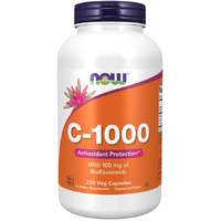 NOW® Foods NOW C-1000 vitamin bioflavonoidokkal, 250 növényi kapszulában