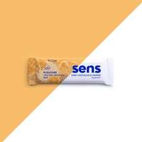 Sens Sens - KÉRLEK fehérjetartó krikettliszttel - étcsokoládé és narancs, 40 g Expirace 6/2021