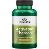Swanson Swanson Activated Charcoal, Aktív szén, 520 mg, 120 kapszula