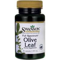 Swanson Swanson Full Spectrum Olive Leaf, 400mg (Olívalevél kivonat), 60 kapszula