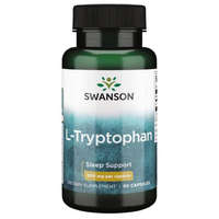 Swanson Swanson L-Tryptophan 500mg, Tryptofan, 60 növényes kapszula