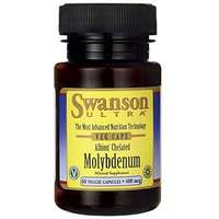 Swanson Swanson Molybdenum Chelated, (molibdén-glicinát kelátkötésben) 400 mcg, 60 növényes kapszula