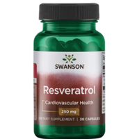 Swanson Swanson Resveratrol, 250 mg, 30 kapszula