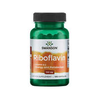 Swanson Swanson Riboflavin B-2 vitamin, 100 mg, 100 kapszula