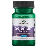 Swanson Swanson Selenium complex, Swanson szelén komplex, szelén glicinát, 200 mcg, 90 kapszula