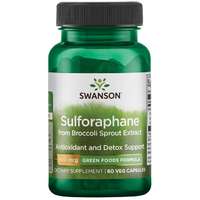 Swanson Swanson Sulforaphane brokkoli kivonat, 400 mcg, 60 gyógynövényes kapszula