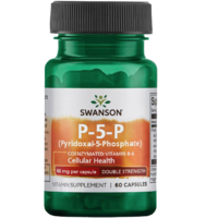 Swanson Swanson B6-vitamin P-5-P, 40 mg, (B6-vitamin), 60 kapszula