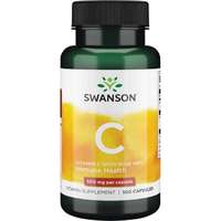 Swanson Swanson C-vitamin + csipkebogyó kivonat, 500 mg, 100 kapszula