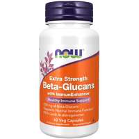 NOW® Foods NOW Beta glukany s ImmunEnhancer ™, Extra Strength, 60 növényi kapszulában