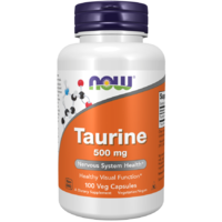 NOW® Foods NOW Taurin (Taurin) 500 mg, 100 gyógynövény kapszula