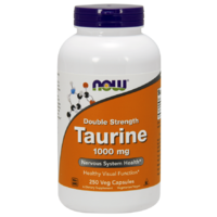 NOW® Foods NOW Taurine Double Strength 1000 mg, 250 gyógynövény kapszula