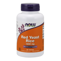 NOW® Foods NOW Red Yeast Rice sűrítmény 10:1 kivonat (Red Yeast Rice, Extract), 1200 mg, 60 tabletta