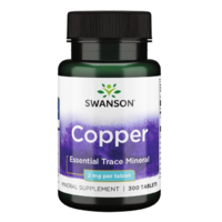 Swanson Swanson Copper (réz) 2 mg, 300 tabletta