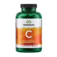 Swanson Swanson C -vitamin + csipkebogyó kivonat, 1000 mg, 250 tabletta