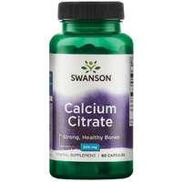 Swanson Swanson kalcium-citrát (kalcium-citrát), 200 mg, 60 kapszula / sérült csomagolás