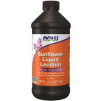 NOW® Foods NOW Sunflower Lecithin (folyékony napraforgó lecitin), 473 ml