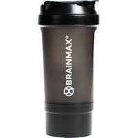 BrainMax BrainMax többrészes műanyag shaker (shaker), fekete, 700 ml